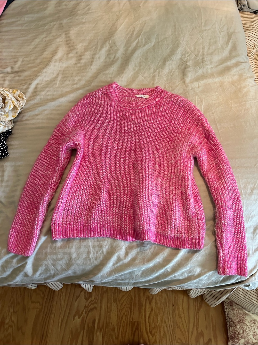 Pink Chunky Knit Sweater